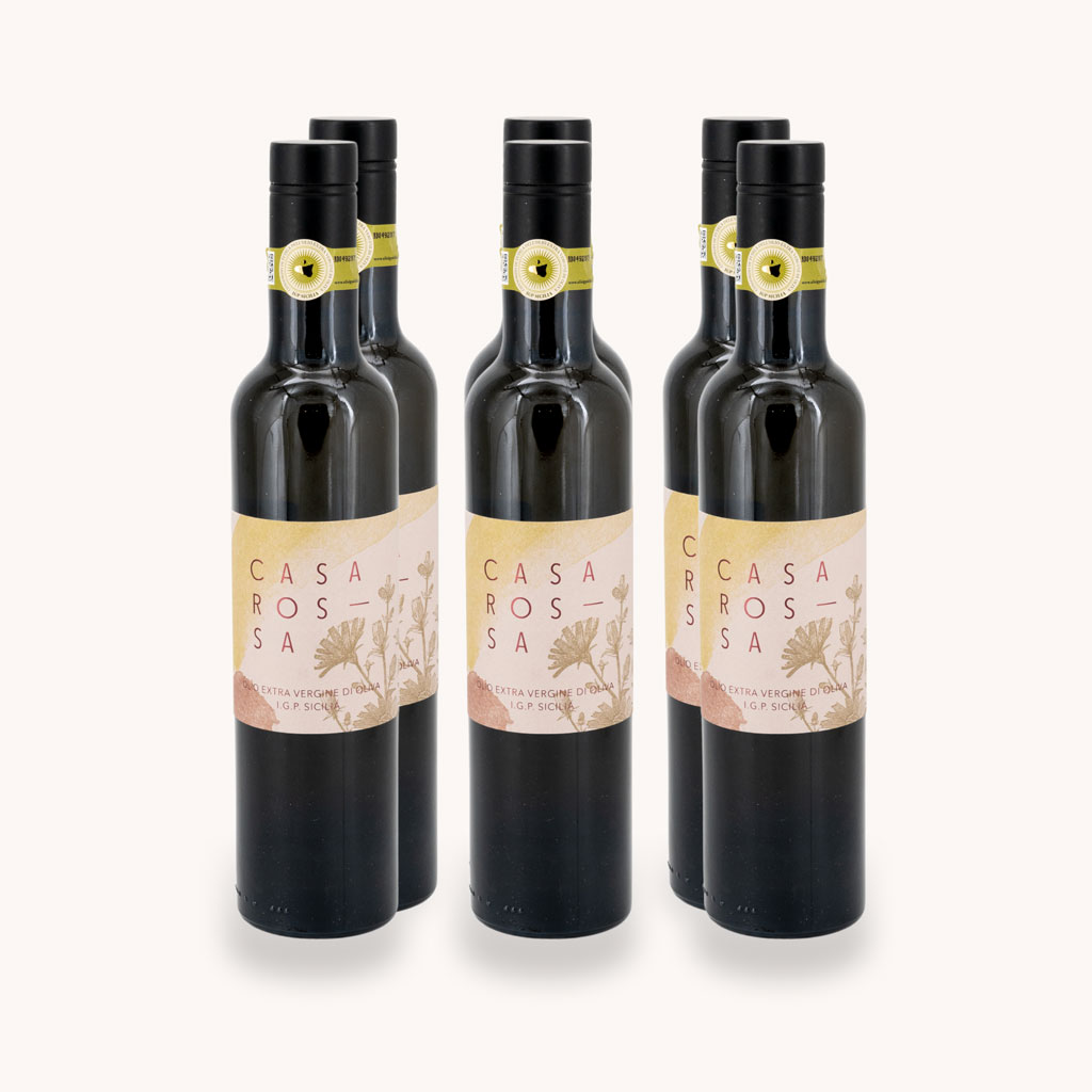 set 6 bottiglie olio extra vergine di oliva EVO IGP Sicilia